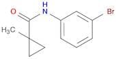 Cyclopropanecarboxamide, N-(3-bromophenyl)-1-methyl-