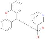 9H-Xanthene-9-carboxylic acid, 1-azabicyclo[2.2.2]oct-3-yl ester