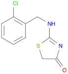 4(5H)-Thiazolone, 2-[[(2-chlorophenyl)methyl]amino]-