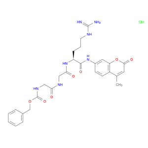 L-Argininamide, N-[(phenylmethoxy)carbonyl]glycylglycyl-N-(4-methyl-2-oxo-2H-1-benzopyran-7-yl)-, …
