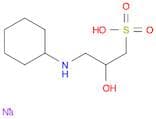 1-Propanesulfonic acid, 3-(cyclohexylamino)-2-hydroxy-, sodium salt (1:1)