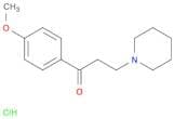 1-Propanone, 1-(4-methoxyphenyl)-3-(1-piperidinyl)-, hydrochloride (1:1)
