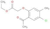 Acetic acid, 2-(2-acetyl-4-chloro-5-methylphenoxy)-, ethyl ester