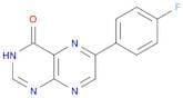 4(1H)-Pteridinone, 6-(4-fluorophenyl)-
