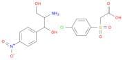 Acetic acid, 2-[(4-chlorophenyl)sulfonyl]-, compd. with 2-amino-1-(4-nitrophenyl)-1,3-propanediol …