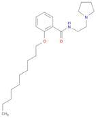 Benzamide, 2-(decyloxy)-N-[2-(1-pyrrolidinyl)ethyl]-