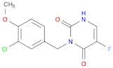 2,4(1H,3H)-Pyrimidinedione, 3-[(3-chloro-4-methoxyphenyl)methyl]-5-fluoro-