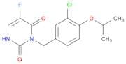 2,4(1H,3H)-Pyrimidinedione, 3-[[3-chloro-4-(1-methylethoxy)phenyl]methyl]-5-fluoro-