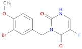 2,4(1H,3H)-Pyrimidinedione, 3-[(3-bromo-4-methoxyphenyl)methyl]-5-fluoro-