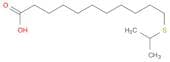 Undecanoic acid, 11-[(1-methylethyl)thio]-