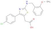 5-Thiazoleacetic acid, 4-(4-chlorophenyl)-2-[[(2-methoxyphenyl)methyl]amino]-