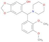 1,3-Benzodioxol-5-ol, 6-[(2,3-dimethoxyphenyl)-4-morpholinylmethyl]-
