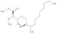 Pentadecanoic acid, 6-hydroxy-2-methoxy-3,7-dimethyl-, methyl ester, (2R,3S,6S,7S)-rel-