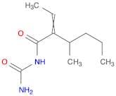 Hexanamide,N-(aminocarbonyl)-2-ethylidene-3-methyl-