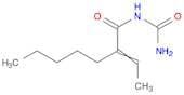 Heptanamide, N-(aminocarbonyl)-2-ethylidene-