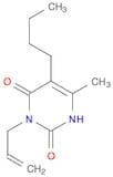 2,4(1H,3H)-Pyrimidinedione, 5-butyl-6-methyl-3-(2-propen-1-yl)-