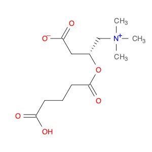 1-Propanaminium, 3-carboxy-2-(4-carboxy-1-oxobutoxy)-N,N,N-trimethyl-, inner salt, (2R)-
