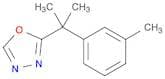2-(2-(m-Tolyl)propan-2-yl)-1,3,4-oxadiazole