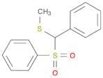 Benzene, [[(methylthio)phenylmethyl]sulfonyl]-