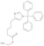 1H-Imidazole-4-pentanoic acid, 1-(triphenylmethyl)-, ethyl ester