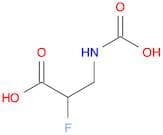 Propanoic acid, 3-(carboxyamino)-2-fluoro-