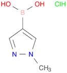 Boronic acid, B-(1-methyl-1H-pyrazol-4-yl)-, hydrochloride (1:1)