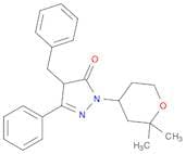 4-Benzyl-1-(2,2-dimethyltetrahydro-2H-pyran-4-yl)-3-phenyl-1H-pyrazol-5(4H)-one