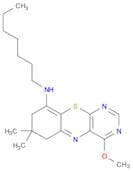 6H-Pyrimido[4,5-b][1,4]benzothiazin-9-amine, N-heptyl-7,8-dihydro-4-methoxy-7,7-dimethyl-