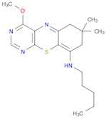6H-Pyrimido[4,5-b][1,4]benzothiazin-9-amine, 7,8-dihydro-4-methoxy-7,7-dimethyl-N-pentyl-