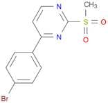 4-(4-Bromophenyl)-2-(methylsulfonyl)pyrimidine
