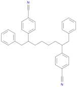 Benzonitrile, 4,4'-[1,6-bis(phenylmethyl)-1,6-hexanediyl]bis-