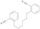 Benzonitrile, 2,2'-(1,6-hexanediyl)bis-