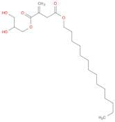 Butanedioic acid, 2-methylene-, 1-(2,3-dihydroxypropyl) 4-tetradecyl ester