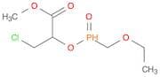 Propanoic acid, 3-chloro-2-[(ethoxymethylphosphinyl)oxy]-, methyl ester