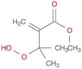 Butanoic acid, 3-hydroperoxy-3-methyl-2-methylene-, methyl ester