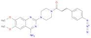 2-Propen-1-one, 1-[4-(4-amino-6,7-dimethoxy-2-quinazolinyl)-1-piperazinyl]-3-(4-azidophenyl)-