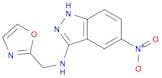 5-Nitro-N-(oxazol-2-ylmethyl)-1H-indazol-3-amine