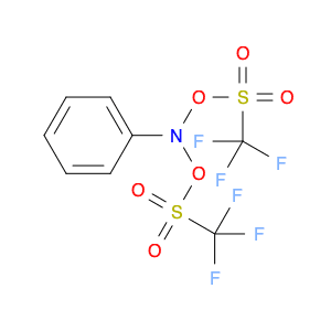 N-Phenyl-O-((trifluoromethyl)sulfonyl)-N-(((trifluoromethyl)sulfonyl)oxy)hydroxylamine