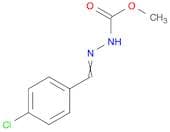 Hydrazinecarboxylic acid, 2-[(4-chlorophenyl)methylene]-, methyl ester
