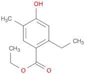 Benzoic acid, 2-ethyl-4-hydroxy-5-methyl-, ethyl ester