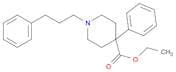 4-Piperidinecarboxylic acid, 4-phenyl-1-(3-phenylpropyl)-, ethyl ester