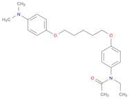 Acetamide, N-[4-[[5-[4-(dimethylamino)phenoxy]pentyl]oxy]phenyl]-N-ethyl-