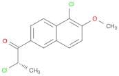 1-Propanone, 2-chloro-1-(5-chloro-6-methoxy-2-naphthalenyl)-, (S)- (9CI)