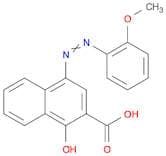 2-Naphthalenecarboxylic acid, 1-hydroxy-4-[2-(2-methoxyphenyl)diazenyl]-
