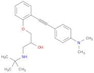 2-Propanol, 1-[2-[2-[4-(dimethylamino)phenyl]ethynyl]phenoxy]-3-[(1,1-dimethylethyl)amino]-