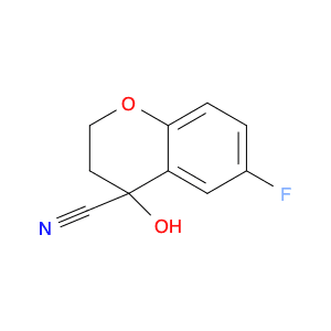 2H-1-Benzopyran-4-carbonitrile, 6-fluoro-3,4-dihydro-4-hydroxy-