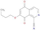 1-Isoquinolinecarbonitrile, 7-butoxy-5,8-dihydro-5,8-dioxo-