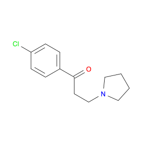 1-Propanone, 1-(4-chlorophenyl)-3-(1-pyrrolidinyl)-
