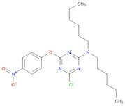 1,3,5-Triazin-2-amine, 4-chloro-N,N-dihexyl-6-(4-nitrophenoxy)-