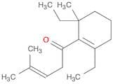 3-Penten-1-one, 1-(2,6-diethyl-2-methylcyclohexenyl)-4-methyl- (9CI)